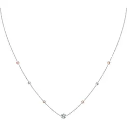 CHRIST Goldkette Damen-Kette 585er Weißgold & Roségold - Elegante bicolor Kette aus 585er Weiß- und Roségold, polierte Oberfläche, ideal für jeden Anlass und stilvolle Outfits.