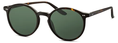 MARC O'POLO Sonnenbrille "Modell 505112", Damen, Panto-Form - Stylische Damen-Sonnenbrille in braun (havanna) mit 100% UV-Schutz – perfekt für eckige Gesichter, um markante Züge sanfter wirken zu lassen. Inkl. stoßsicherem Etui.