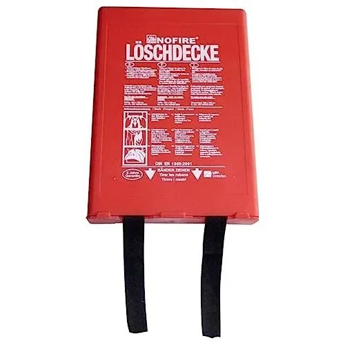 NOF 120X180 B - Feuer-Löschdecke in Hardbox, 120x180 cm - Die NOF Feuer-Löschdecke in der praktischen Hardbox bietet zuverlässigen Brandschutz. Hitzebeständig bis 1.250 °C und mit einfacher Entnahme durch Bänder ausgestattet, ist sie ideal für den Notfall.