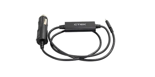 CTEK CS Free USB-C Charge Cable 12V Plug - Fahrzeugbatterie-Ladegeräte - Schnelles Aufladen Ihres CS Free über die 12-V-Zubehörbuchse in nur einer Stunde, sicher und einfach zu bedienen.
