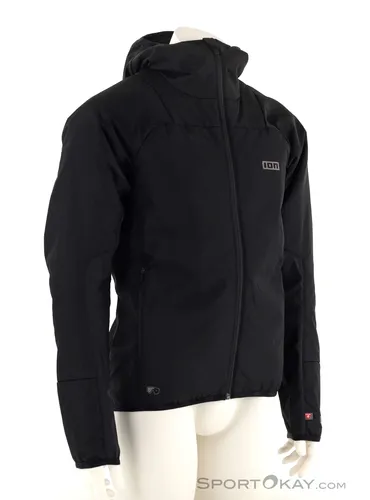ION Shelter Hybrid Padded Bikejacke - Schwarz - S - Funktionsjacke für Radfahrer, bietet optimalen Schutz vor Wind und Kälte dank der gepolsterten Hybrid-Konstruktion.