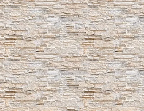 A.S. Création Fototapete Steinoptik Beige – Natur Grau Mauer Design - Hochwertige Vliestapete in Steinoptik (3.36 m x 2.60 m) mit lebendigen Farben und fotorealistischen Details. Leicht zu verarbeiten und ablösbar – ideal für kreative Wandgestaltungen.
