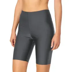 Merry Style Badeshorts Damen Lange Shorts Kurze Leggings MS10-333 grau 38