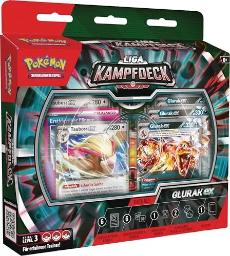 Pokemon Liga Kampfdeck Glurak-ex - 60 Karten Deck NEU & OVP - TCG OVP Decks & Starter, enthält das mächtige Glurak-ex für spannende Duelle und strategische Spiele im Pokémon TCG!