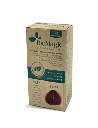 BIOMAGIC HAIR COLOR - 55/55 DEEP DARK RED