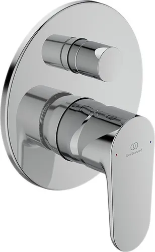 Ideal Standard Badearmatur Cerafine O Unterputz Chrom - Armaturen mit energieeffizienter Technologie, die Wasserfluss und Temperatur reguliert, schützt vor Verbrühungen und bietet einfache Reinigung dank SmartShine Oberfläche.