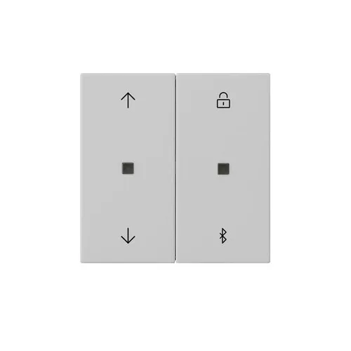 Gira System 3000 Jalousie- und Schaltuhr Bluetooth (grau, matt) - Smart Home Haussteuerung mit Bluetooth für manuelle und zeitgesteuerte Steuerung von Jalousien und Beleuchtung. Programmierbar über die Gira App, inklusive Astro- und Zufallsfunktion.