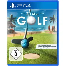 3D Mini Golf für PS4 - Spannender Golf-Spaß - Erlebe Golf auf über 50 detailgetreuen Bahnen! Fordere Freunde im lokalen Multiplayer heraus oder meistere die Einzelspieler-Modi. Perfekt für kurzweilige Spiele am Strand, im Park oder beim Camping.