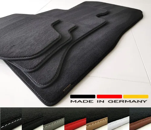 Profi Mats Passform-Fußmatten Velours für BMW X3 G01 (ab 2017) – Premium Qualität - Maßgefertigte Velours-Fußmatten für BMW X3 G01, hergestellt aus hochwertigem Polyamid für lange Haltbarkeit und Pflegeleichtigkeit. Perfekte Passform und rutschfest – ideal für jedes Fahrzeug.