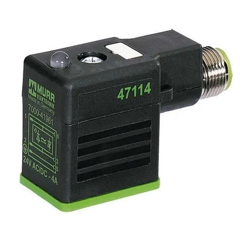 Murrelektronik Adapter M12 Stecker 7000-42081-0000000 - Steckverbinder Zubehör, ideal für die Verbindung von Sensoren und Aktoren mit M12-Anschluss, robust und zuverlässig für industrielle Anwendungen.