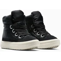 Sneaker CONVERSE "CHUCK TAYLOR ALL STAR ELEMENTS BOOT" Gr. 35, schwarz - Sportliche Sneaker mit knöchelhohem Schaft und runder Spitze, ideal für draußen. Die leicht profilierte Gummisohle sorgt für rutschfesten Halt.