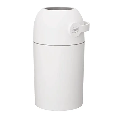 Chicco Windeleimer Odour Off - Baby-Windeleimer mit geruchsdichtem System, platzsparend und ohne Nachfüllkassetten, einfach zu benutzen und ideal für eine hygienische Windelentsorgung.