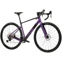 Kross Gravelbike Carbon Esker ADV 1.0 28" lila – 12 Gänge - Leichtes Carbon-Gravelbike mit 12 Gängen und hydraulischen Scheibenbremsen. Ideal für Abenteuer und Alltag, bietet es hohen Fahrkomfort und präzise Schaltung. Perfekt für lange Strecken!