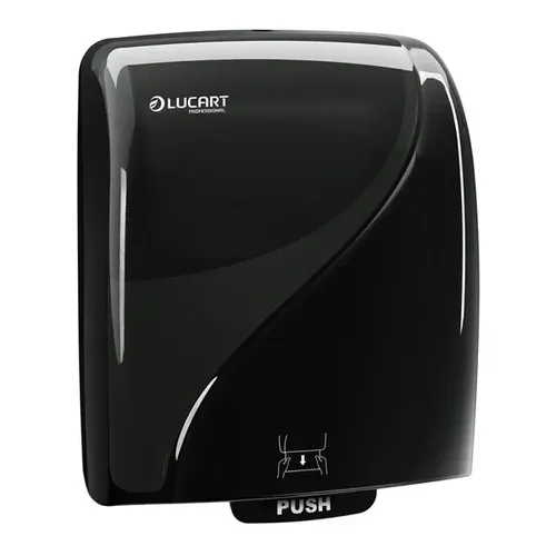 Handtuchrollenspender Identity Autocut schwarz Mit automatischem Schnitt für Identity Handtuchrollen
