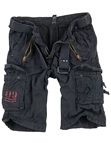 Surplus Raw Vintage Royal Shorts 3XL - Herren-Shorts im colonialen Army Style, bequem und lässig. Robuster Baumwollstoff sorgt für angenehmen Tragekomfort und authentischen Used Look - ideal für heiße Sommertage.