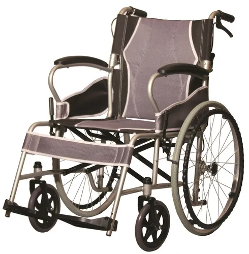 Antar AT52301 Stuhl - ultraleichte Stahlräder, max. Benutzergewicht 115 kg, ideal für komfortable Mobilität