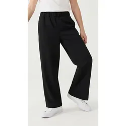 Name It Schlupfhose NKFNALINNA WIDE PANT NOOS Materialmix, weiter Beinschnitt schwarz 146