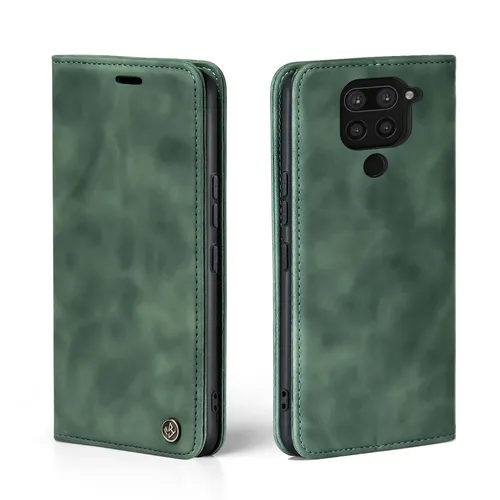 Handy Hülle für Xiaomi Redmi Note 9 Handyhülle Klapp Magnet Cover Case Türkis