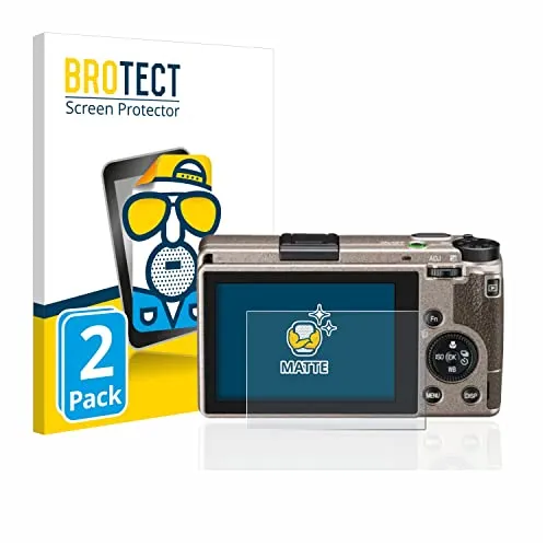 BROTECT Entspiegelungs-Schutzfolie für Ricoh GR III Diary Edition (2 Stück) Matte Displayschutz-Folie, Anti-Reflex, Anti-Fingerprint