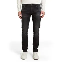 TOM TAILOR Denim Slim-fit-Jeans PIERS Slim fit mit etwas niedrigerer Leibhöhe schwarz 31