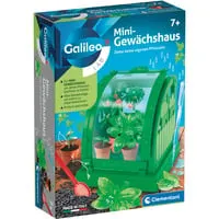 Mini-Gewächshaus Galileo, Experimentierkasten für Pflanzenexperimente - Entdecken Sie die Biologie mit dem Mini-Gewächshaus. Ideal für Experimente und das Ziehen von Pflanzen – perfekt für Jung und Alt bis 99 Jahre.