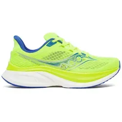 Saucony Endorphin Speed 5 Citron/Lapis - 9,5/43 - Laufschuhe mit innovativer Dämpfungstechnologie für ultimativen Komfort und schnelle Läufe, ideal für Wettkämpfe und Training.