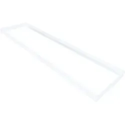 Aufbaurahmen für LED Panele 120x30 - Weiß