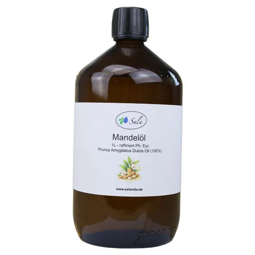 Sala Mandelöl raffiniert 1 L 1000 ml Glasflasche