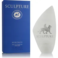 Nikos Skulptur Mykonos Eau de Parfum 100ml - Unisex Eau de Parfum mit erfrischenden Zitrusnoten von Bergamot und Zitrone, ideal für warme Tage. Die harmonische Komposition aus Basilikum, Lavendel und erdigem Vetiver sorgt für Energie und Vitalität.
