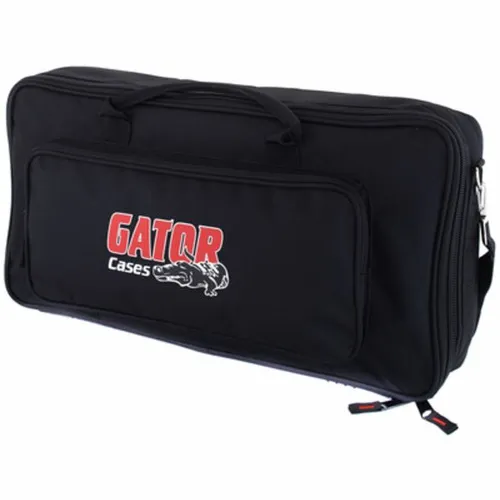 Gator GK2110 Multi-Effect Bag - Robuste Transporttasche aus Kunstfaser für Keyboards und DJ-Controller, mit gepolstertem Tragegriff, verstellbarem Schultergurt und Zubehörfach – ideal für unterwegs.