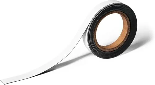Durable Kennzeichnungsband magnetisch, 5m x 20mm, beliebig zuschneidbar, weiß, 170702