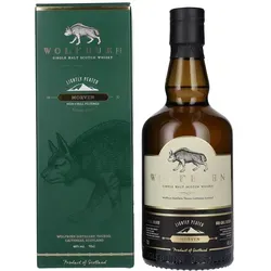 Wolfburn Morven Lightly Peated - Single Malt Whisky - Whisky mit 46,0% Vol., leicht torfig und ohne künstliche Farbstoffe, ideal für Liebhaber schottischer Traditionen.
