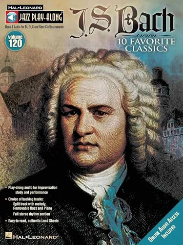 Jazz Play-Along Volume 120: J.S. Bach - 10 Favorite Classics - 80-seitiges Buch mit CD für verschiedene Instrumente, ideal zum gemeinsamen Musizieren und für Jazz-Enthusiasten.