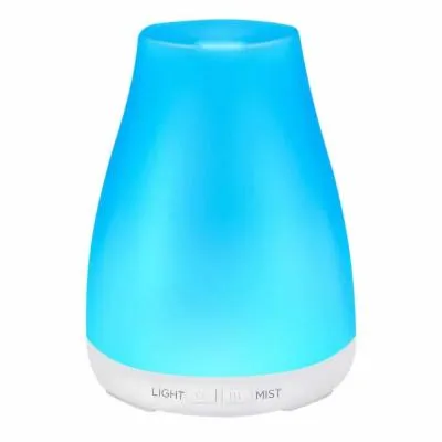 AROMA DIFFUSER 150 ml mit LED in Weiß - Arzneimittel: Aromadiffuser für ätherische Öle, ideal zur Schaffung einer entspannenden Atmosphäre mit stimmungsvollem LED-Licht.