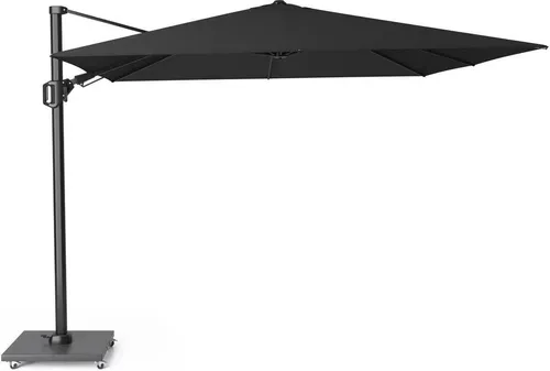 Ampelschirm Cartagena T2 300 x 300 x 265 cm inkl. Keramikplatte Polyester Schwarz