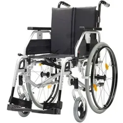 Bischoff & Bischoff Rollstuhl Pyro Light Optima SB 40 - Behinderten-Bedarf, klappbarer Leichtgewichtrollstuhl mit anpassbarem Rücken und pannensicheren Hinterrädern für optimalen Komfort und Mobilität.