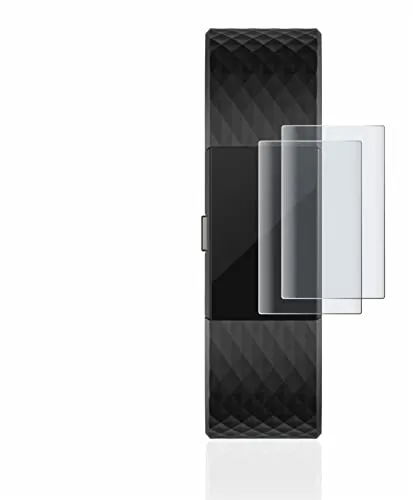 BROTECT Full-Cover Schutzfolie Matt für Fitbit Charge 2 (2 Stück) - Full-Screen Displayschutz-Folie, 3D Curved, Anti-Reflexion