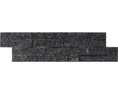 Wandverblender Naturstein Schwarz Z40/10