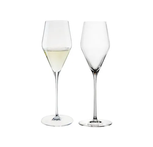 Spiegelau 2-teiliges Champagnerglas-Set - Kristallglas Sektgläser, 250 ml, edle Optik und perfekte Aromafreigabe für besonderen Genuss