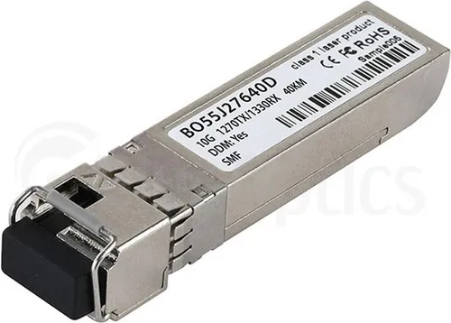 CBO Dell EMC SFP-10GBX40-U kompatibler BlueOptics SFP+ - Transceiver für 10Gbit/s Netzwerkverbindungen, sorgt für hohe Übertragungsraten und ist mit Dell EMC Geräten kompatibel.