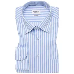 ETERNA Herren Langarmhemd "COMFORT FIT", bügelfrei, hellblau - Business- & Abendmode für Herren, zeitloses Langarmhemd aus 100% Baumwolle, bügelfrei und mit Modern Underbutton Down-Kragen, ideal für den eleganten Auftritt.