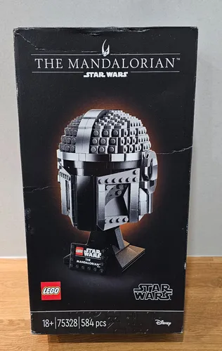 LEGO Star Wars Mandalorianer Helm Modell (75328) - 584-teiliges Sammlerstück, detailgetreu und perfektes Geschenk für Erwachsene, ideal zum Ausstellen!