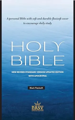 Holy Bible: New Revised Standard Version, Black, Leatherlike, Flexisoft Bible, With Apocrypha