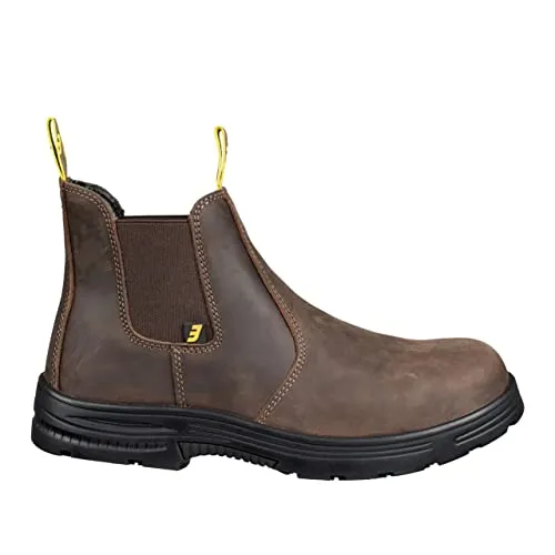SAFETY JOGGER Jackman S3 Sicherheitsschuhe Herren - Wasserdicht & Rutschfest - Herren Industrie & Handwerk Schuhe, mit wasserdichtem Leder und rutschfester Sohle für maximalen Komfort und Sicherheit bei der Arbeit.
