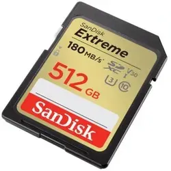 SanDisk Extreme 512GB - Hochleistungs microSDXC Karte - Speicherkarten mit 512GB, ideal für 4K-Videos und schnelle Datenübertragungen dank Video Class V30 und UHS-I U3.