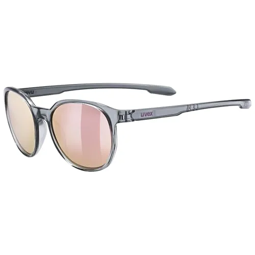 UVEX Sonnenbrille LGL 54 - Uni., smoke/mir.pink - Sportbrillen mit UV-Schutz und stylischem Design, ideal für Outdoor-Aktivitäten und Sport.