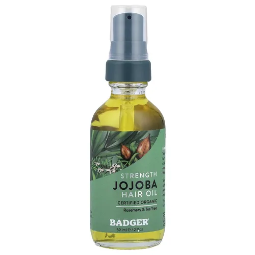 Badger, Jojoba Kräuter Haaröl, Rosmarin & Teebaum. 59,1 ml