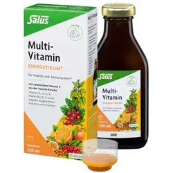 Multivitamin Energetikum - Nahrungsergänzungsmittel für ein starkes Immunsystem, reich an Vitaminen C, A und D, ohne künstliche Zusatzstoffe, ideal für die ganze Familie.