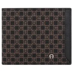 AIGNER Daniele Geldbörse Leder 11 cm  schwarz
