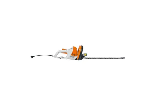 Stihl HSE 52 - Handliche 50 cm Elektro-Heckenschere - Heckenschere Stihl HSE 52, leichte 460W Elektro-Heckenschere für leises Trimmen von Zweigen. Ideal für präzise Gartenpflege mit Zweihandschaltung und hoher Schnittleistung.